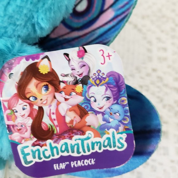 Enchantimals Plush Scaria Skunk & Pippa Peahen Bundle of 2 - Picture 3 of 9